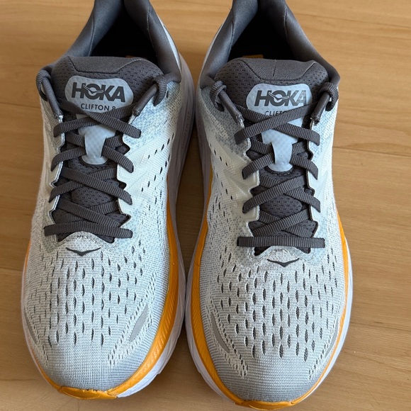 HOKA CLIFTON 8 ATHLETIC SNEAKERS ‘BLUR FOG PLEIN AIR’ COLOR SIZE: 9.5 (COPY) - Picture 4 of 11